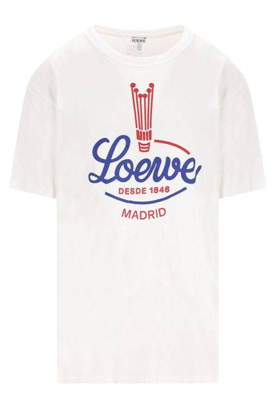 Loewe Graphic-Print Crewneck T-Shirt