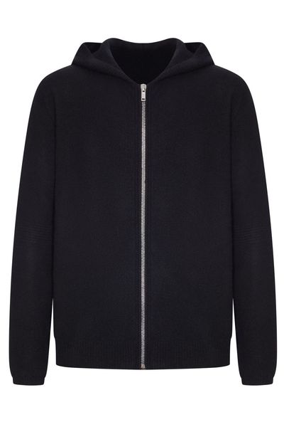 Rick Owens Long Sleeved Zip-Up Hoodie