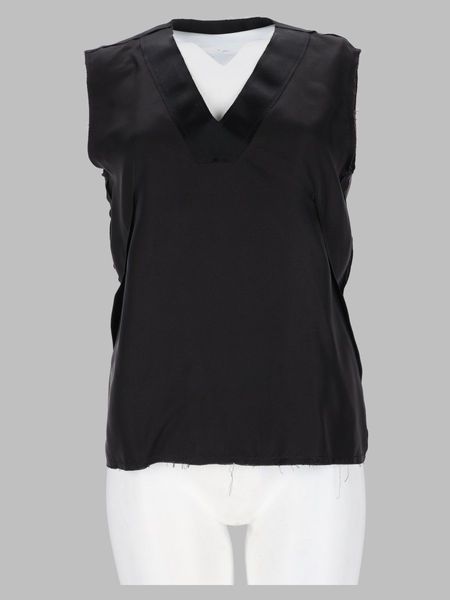 Maison Margiela Sleeveless V-Neck Top