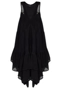 Allsaints Gretel Ruffled Draped Dress
