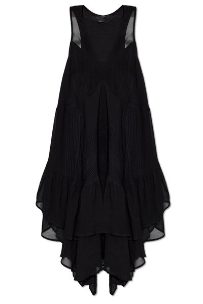 Allsaints Gretel Ruffled Draped Dress