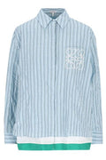 Loewe Relaxed Stripe Logo Shirt