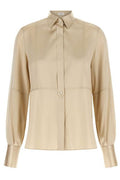Brunello Cucinelli Panel Satin Silk Shirt