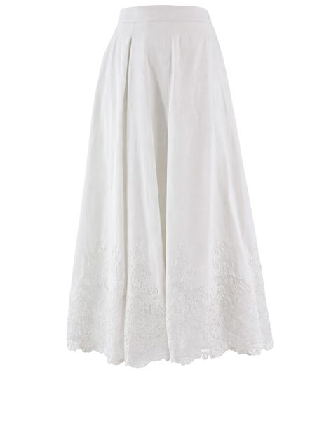 Ermanno Scervino High-Waist Lace Maxi Skirt