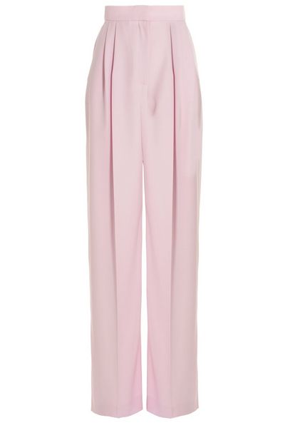 Alexander McQueen Pleat Detailed Wide Leg Pants