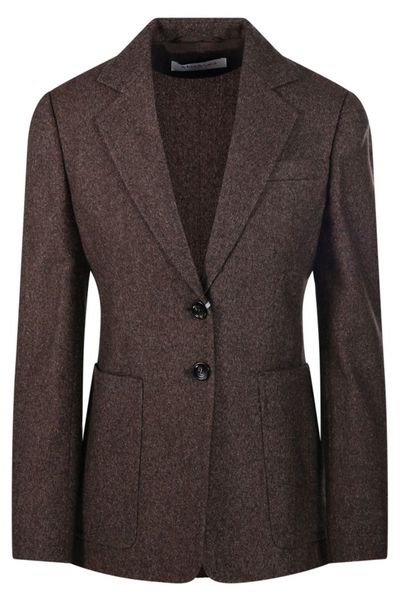 Max Mara Collared Button-Up Jacket