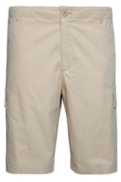 Kenzo Logo-Patch Knee-Length Cargo Shorts