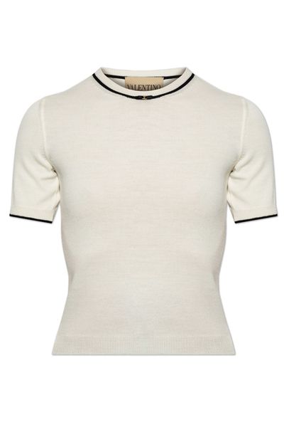 Valentino Crewneck Short-Sleeved Jumper