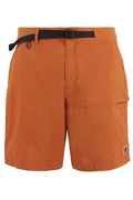 K-Way Logo Patch Belted Bermuda Shorts