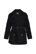 Balenciaga Cocoon Belted Short Trench Coat