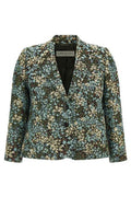 Dries Van Noten Bamis Floral Jacquard Buttoned Blazer