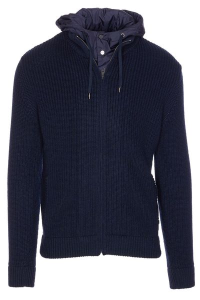 Herno Hooded Zipped Cardigan