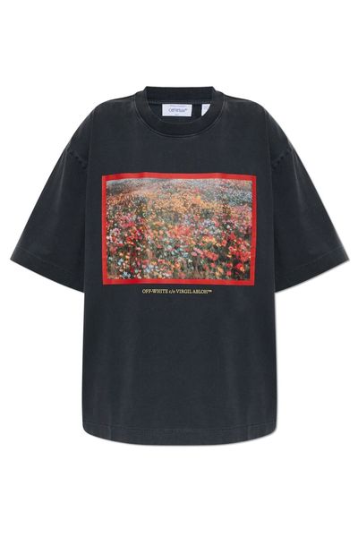 Off-White Logo Printed Loose Fit T-Shirt