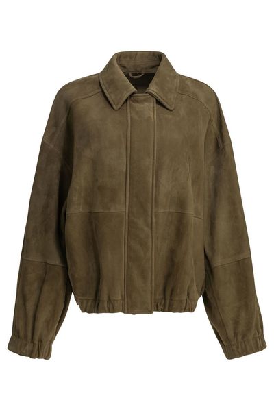 Brunello Cucinelli Elasticated Hem Zipped Jacket