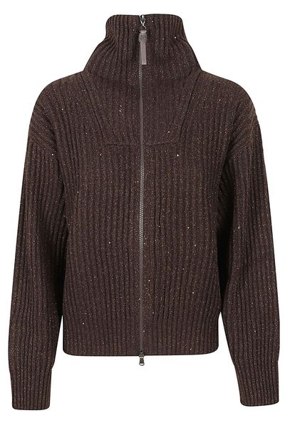 Brunello Cucinelli Knitted Hooded Jumper