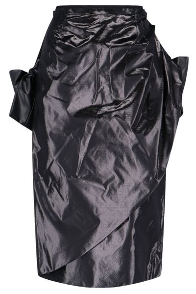 Maison Margiela High Waist Asymmetric Midi Skirt