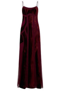 Alberta Ferretti Paneled Maxi Dress