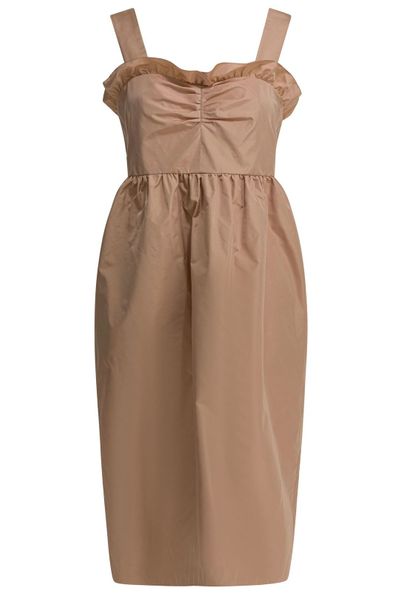 Chloé Ruched Bustier Balloon Dress