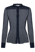 Chloé Slim-Fit Collarless Blouse