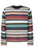Sacai Striped Mix Knit Sweater