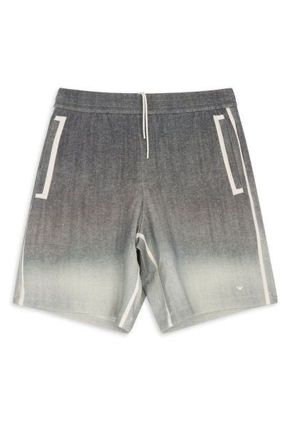 Emporio Armani Logo Embroidered Shorts