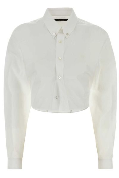 Gucci Cropped Poplin Shirt