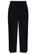 Balmain Pleated Grain De Poudre Trousers