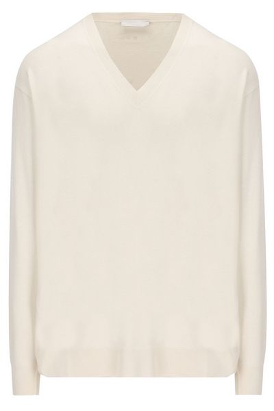 Prada Long-Sleeved V-Neck Jumper
