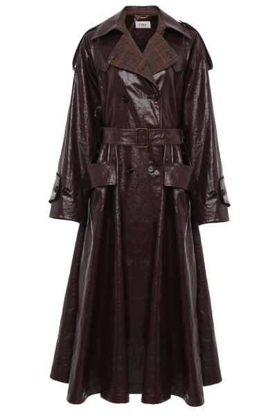 Chloé Belted Riding Trench Coat