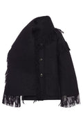Totême Fringe High Neck Jacket