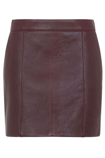Chloé Leather Mini Skirt