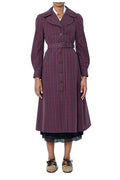 Vivienne Westwood Belted Striped Coat
