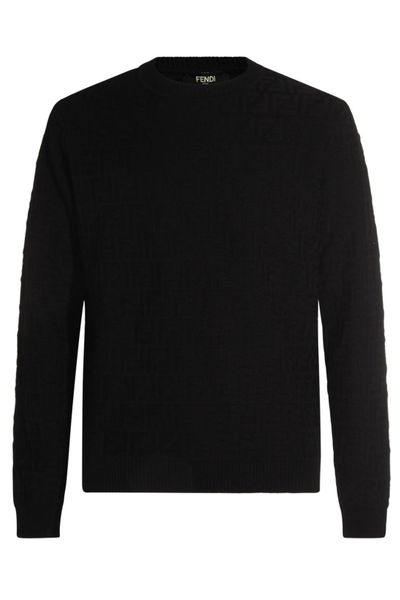 Fendi FF Monogram Crewneck Knitted Jumper