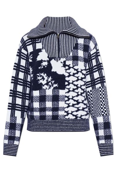 Loewe Cosima Von Bonin Patchwork Knitted Sweater
