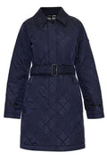 Burberry Quilted Belted Long Coat