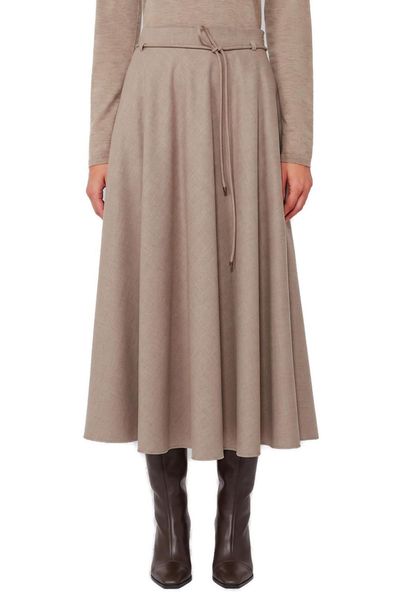 Max Mara Califfo Flared Midi Skirt