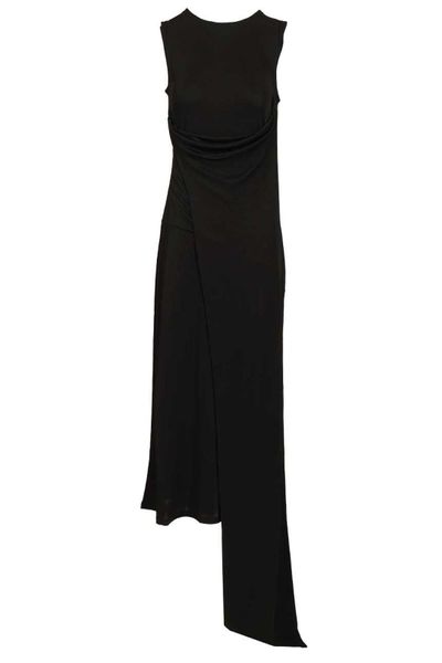 AMI Jersey Maxi Lavalliere Dress