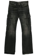 Balenciaga Whiskering-Effect Cargo Jeans