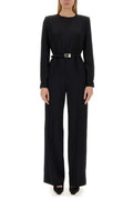 Gucci Satin Square G Belt Jumpsuit