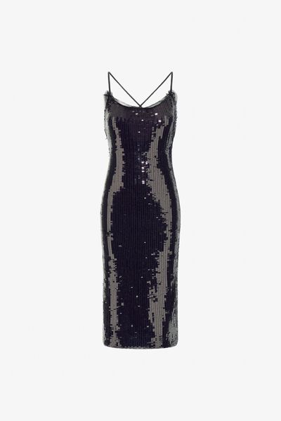 Roberto Cavalli Sequined Midi Dress