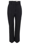 Alexander McQueen High-Waisted Pleated Pants