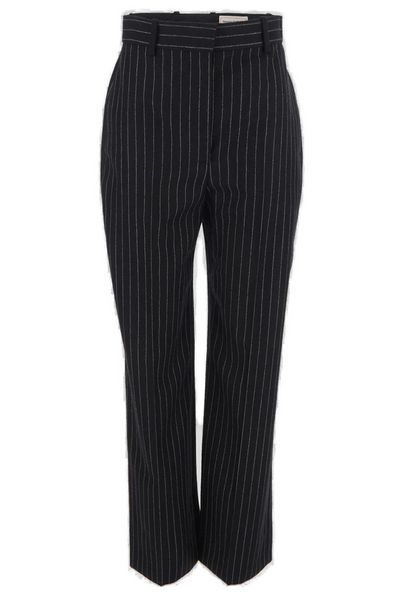 Alexander McQueen High-Waisted Pleated Pants