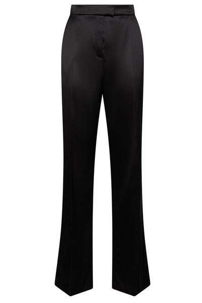 Valentino Double Duchesse Stretch Straight Leg Pants
