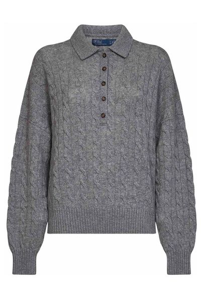 Polo Ralph Lauren Cable Knit Polo Jumper
