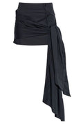 The Attico Drape Detailed Mini Skirt