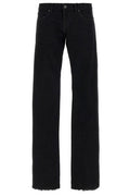 Balenciaga Logo Patch Fitted Low-Waisted Jeans