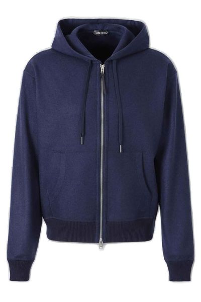 Tom Ford Zip-Up Drawstring Hoodie