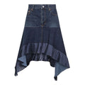 Sacai Asymmetric Denim Skirt