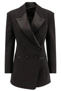 Givenchy Pleated Double-Breasted Blazer