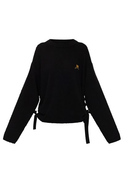 Ganni Side Drawstring Knitted Jumper